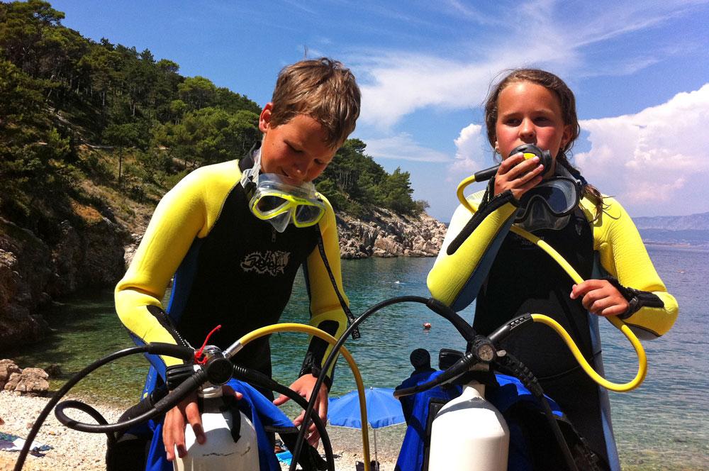 Junior Scuba Diver Course In Krk For Beginners NO Dive Center Krk