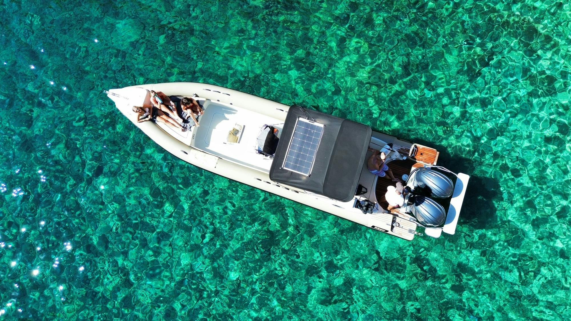 Beautiful landscapes showcasing mountains and sea, where the experiences of Sun & Sea Chania Boat Rental are taking place.