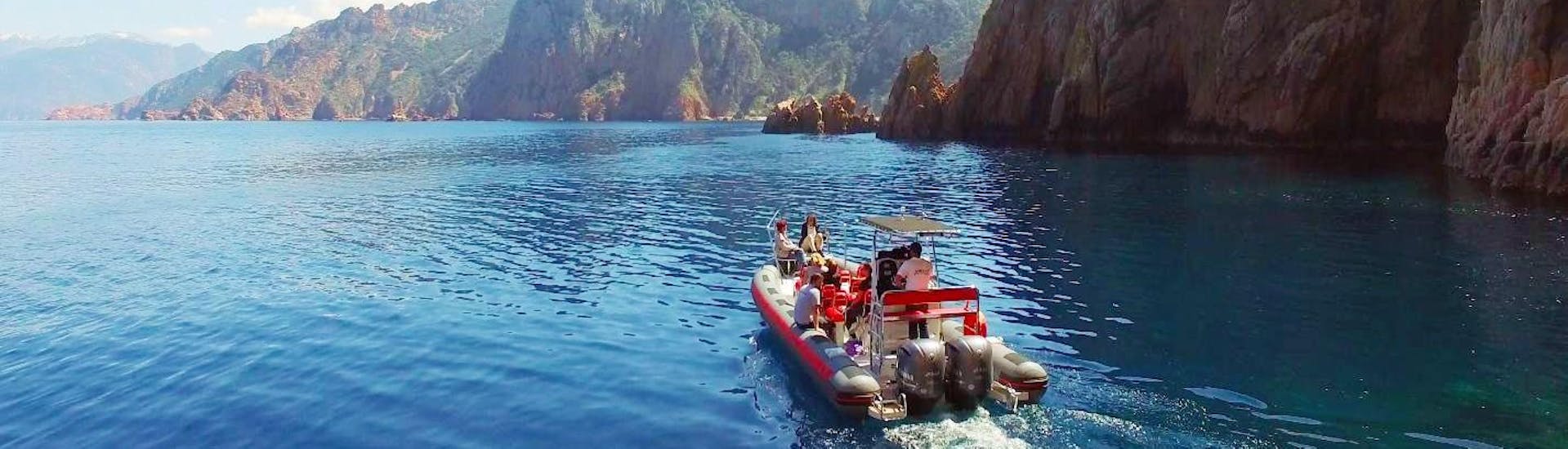 Boat trip to Scandola natural reserve and the Calanques of Piana with Albellu Croisières Sagone.