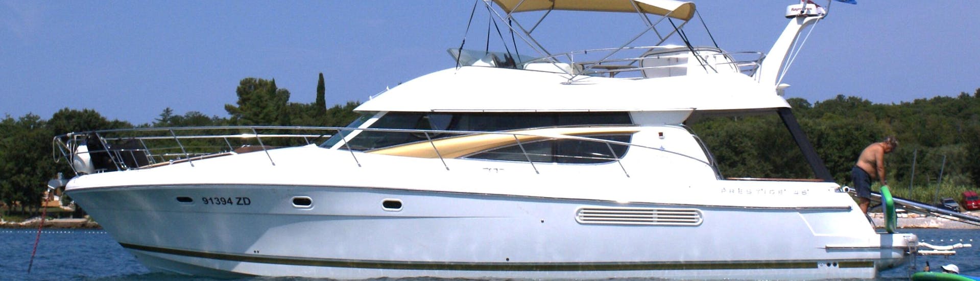 Here is the yacht you can rent with Anima Maris Daily Charters Istria.