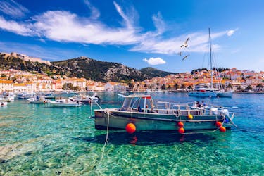 Boat trips from Hvar City are popular amongst tourists.