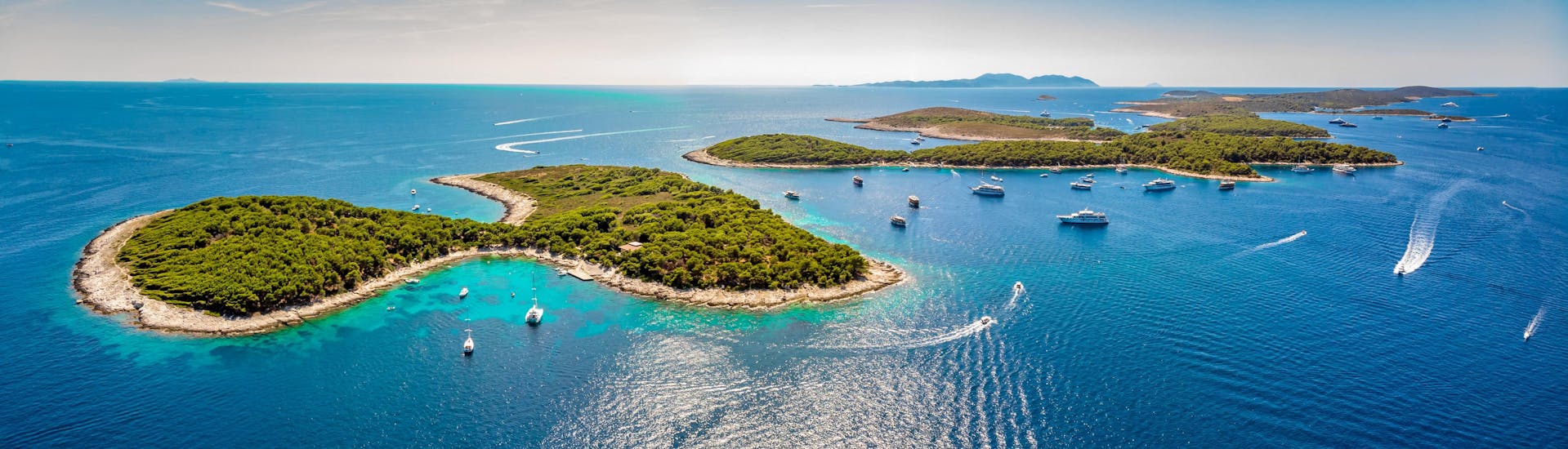 Boat trips from Hvar Island are very popular.