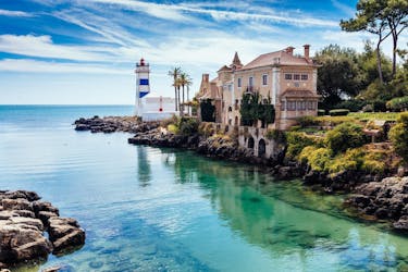The Santa Marta Lighthouse and Museum in Cascais, where many boat trips along the coast of Portugal start.