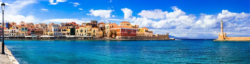 Bellissima città veneziana, Chania, nell'isola di Creta.