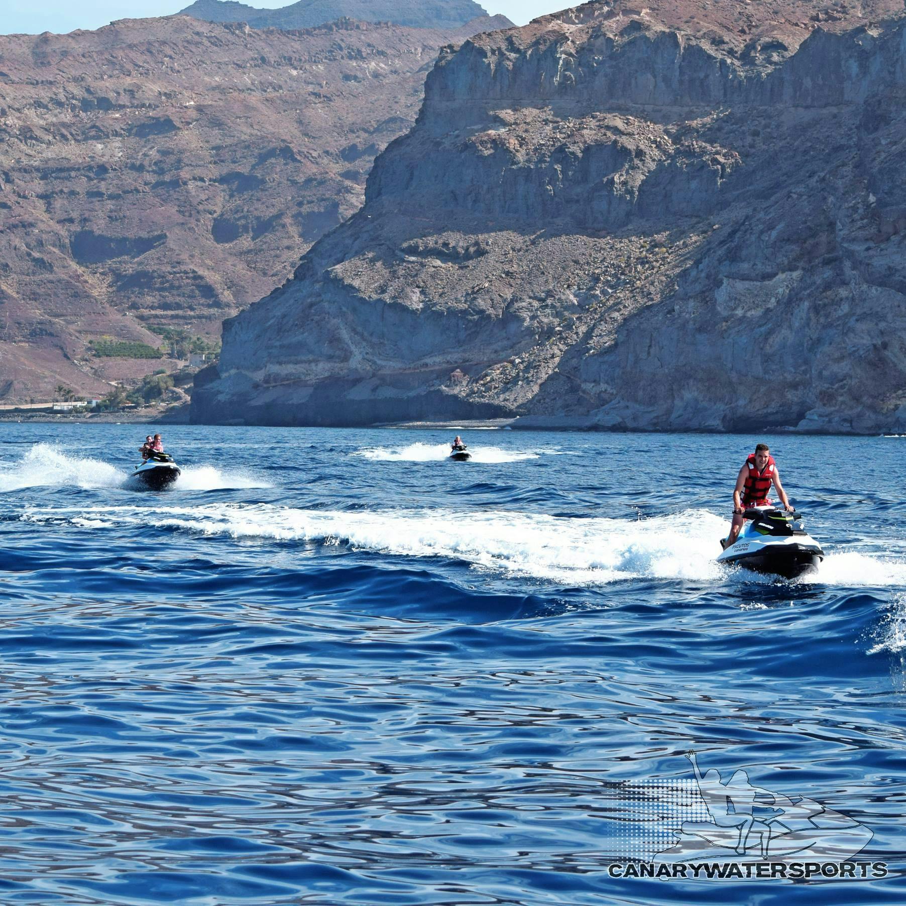 Canary Watersports A jet ski safari with Canary Watersports.