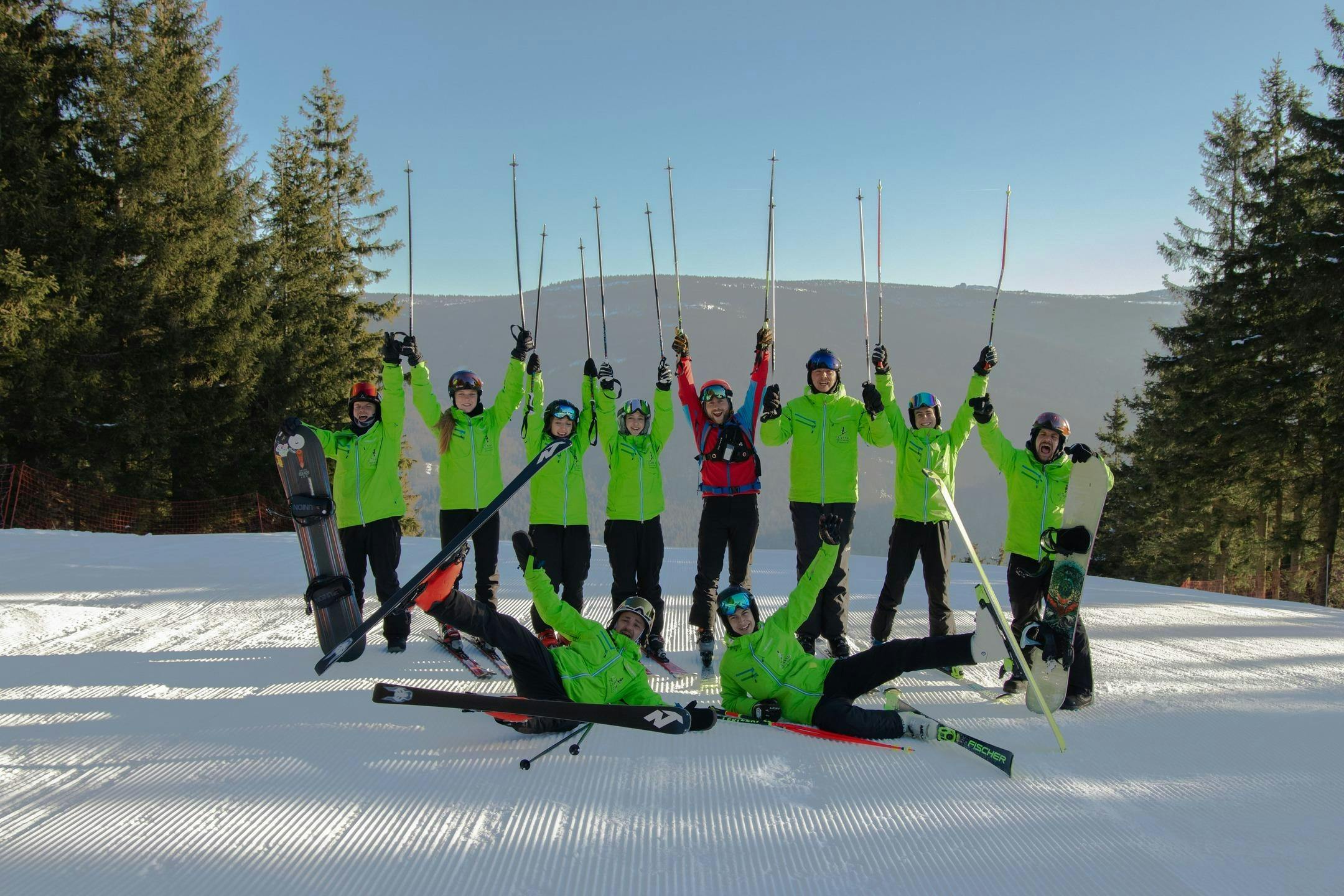 Classic Ski School Harrachov PICTURE Beautiful landscapes showcasing mountains and sea, where the experiences of Classic Ski School Harrachov are taking place.