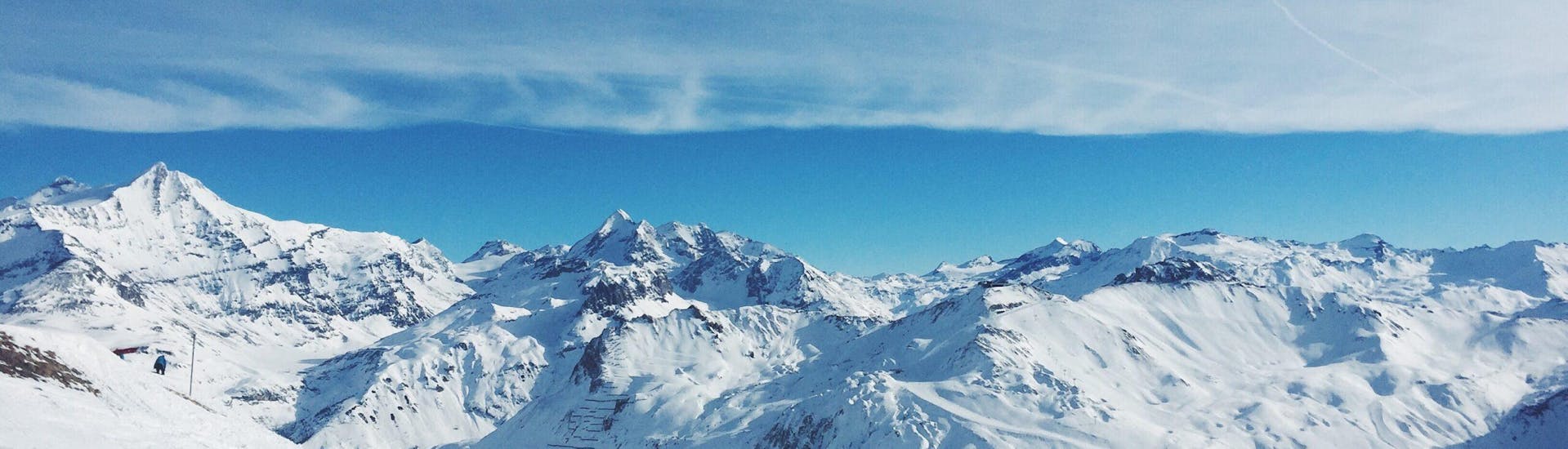 The view during the ski and snowboard lessons with Scuola Italiana Sci Folgaria - Serrada in the region of Trentino-Alto Adige.