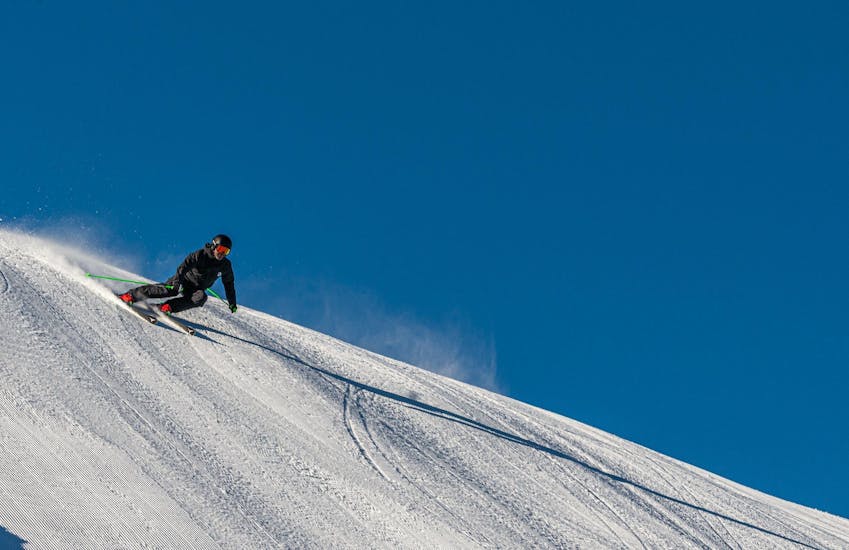 A picture of the private ski instructor Franz Quehenberger skiing in Annaberg-Lungötz.