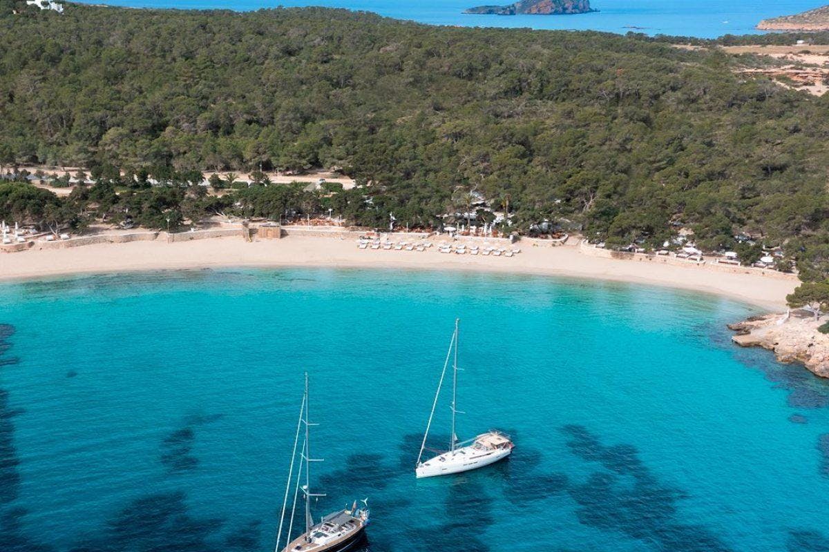 A Day in Paradise Ibiza Sailboats in the blue mediterrenean see near Ibiza with A Day in Paradise.