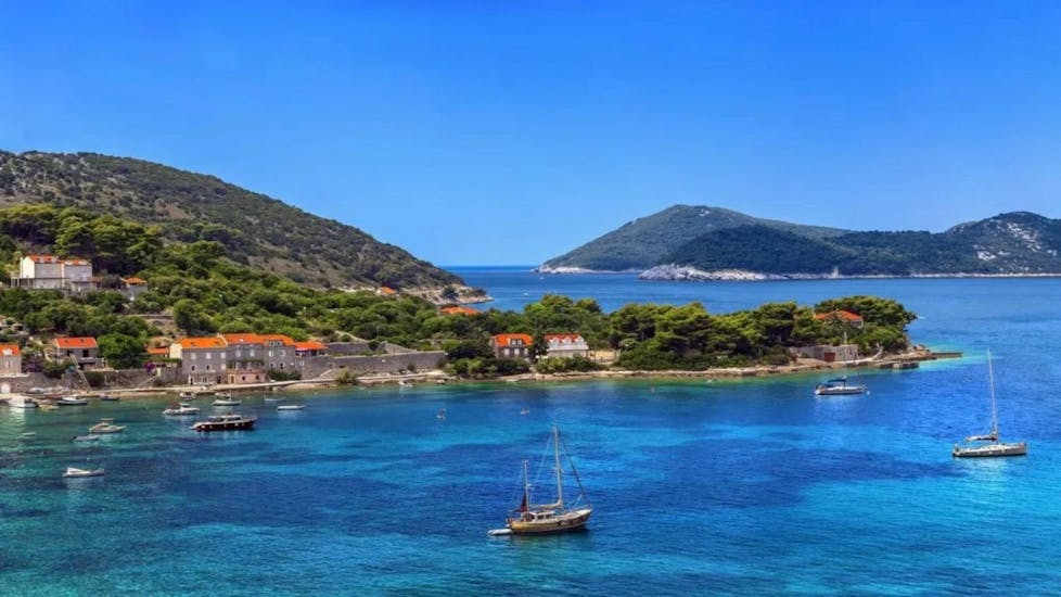 Here is a view you might have during a trip with Karuzo Boat Tours Dubrovnik.