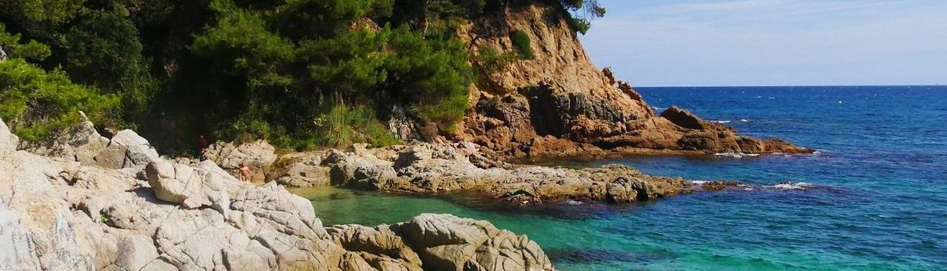 Beautiful photo of a Costa Brava beach that can be visited with one of Lassdive's activities.