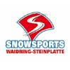 Logo Skischule Waidring Steinplatte Logo Skischule Waidring Steinplatte