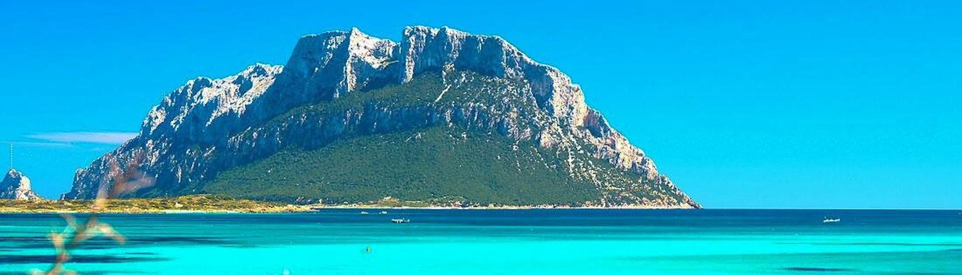 Tavolara Island, one of the attractions you can see with the boat trips hosted by MARI Sea Charters Olbia.