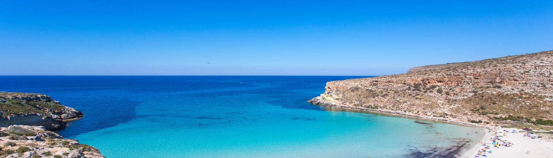 Una de las playas más bellas y famosas de Marsala, en Sicilia.