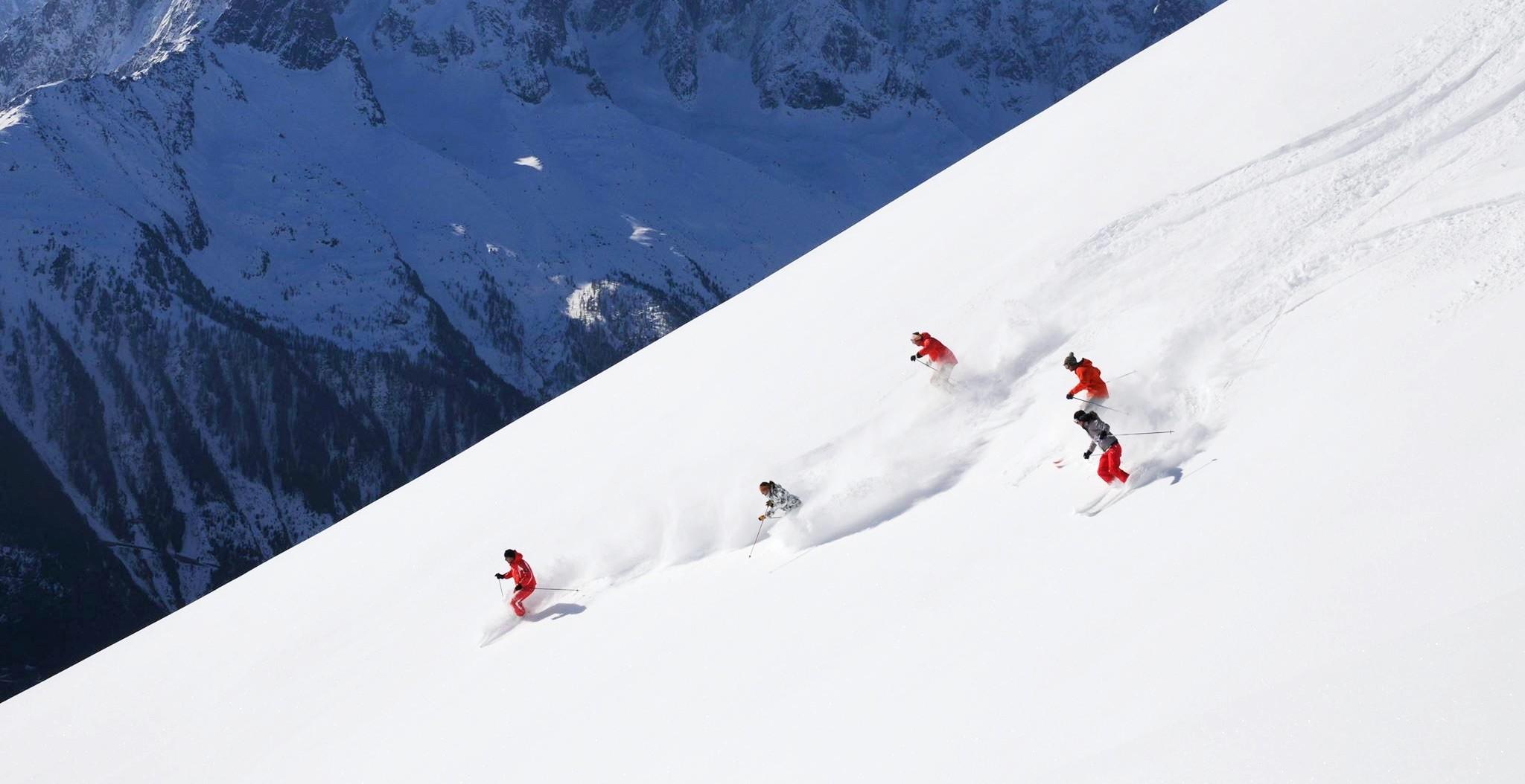 Off Piste Skiing Tour Vallee Blanche Esf Chamonix