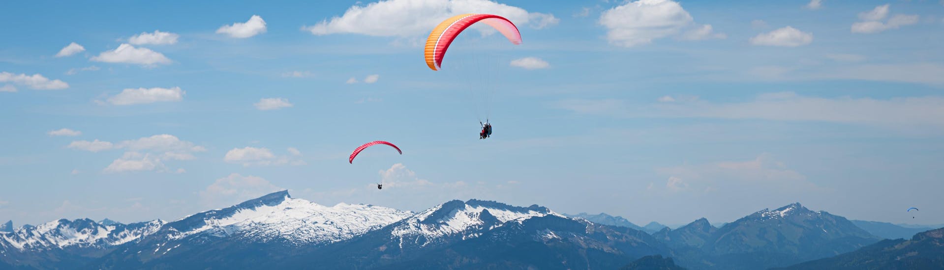 Oberstdorf: Een tandemvlucht vindt plaats in een van de hotspots voor paragliding.