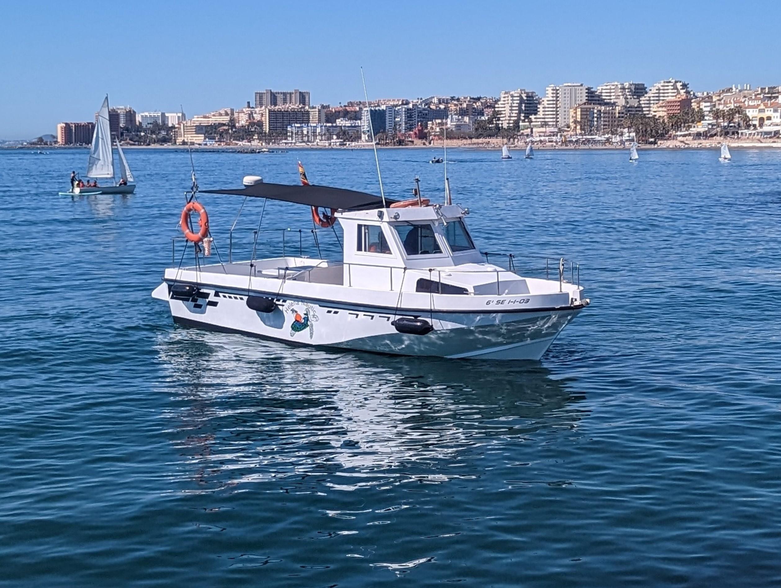 Onze boot in Benalmádena.