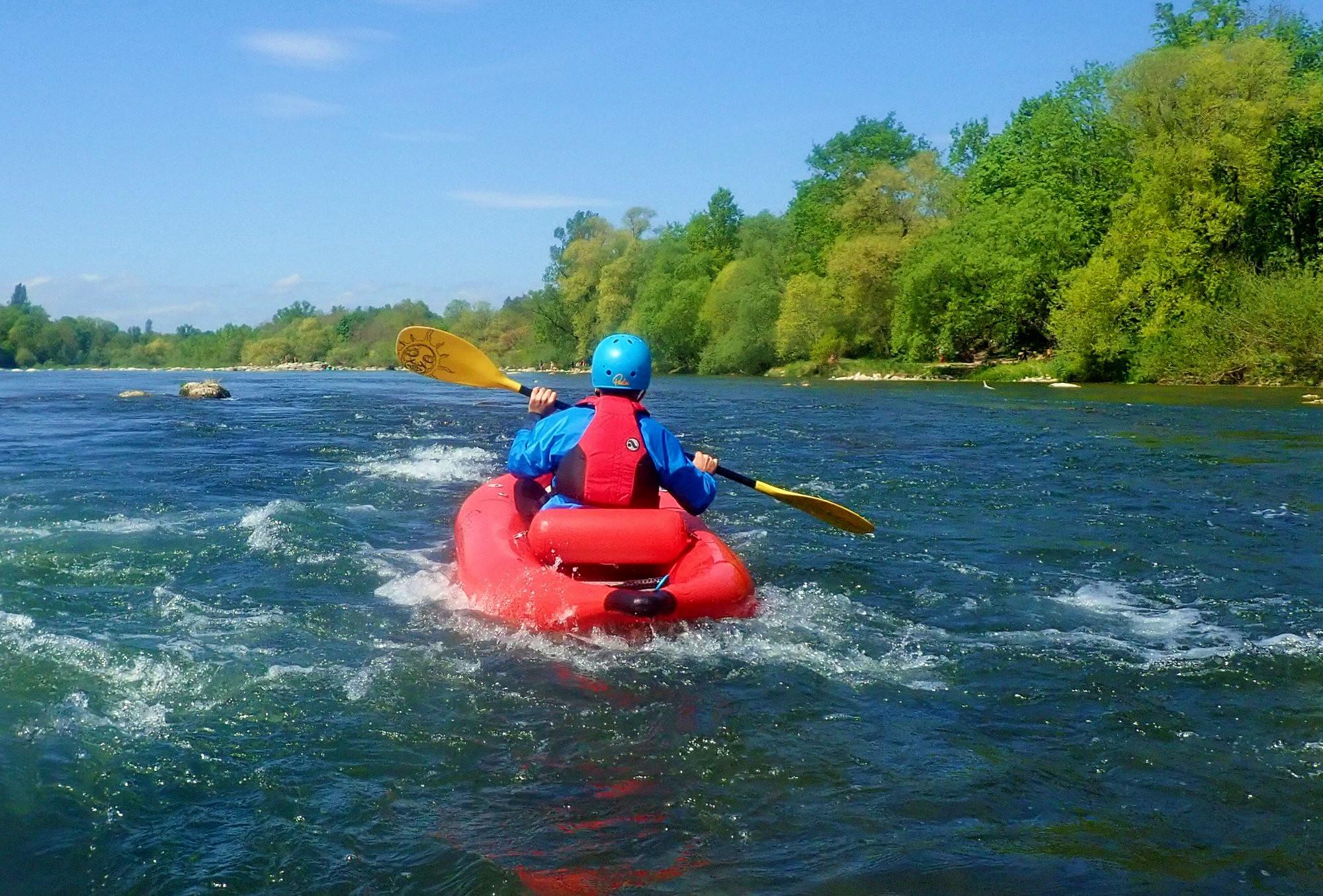 Rafting im FUNYak auf dem Rhein - Fließender Rhein ab 178 € - CheckYeti