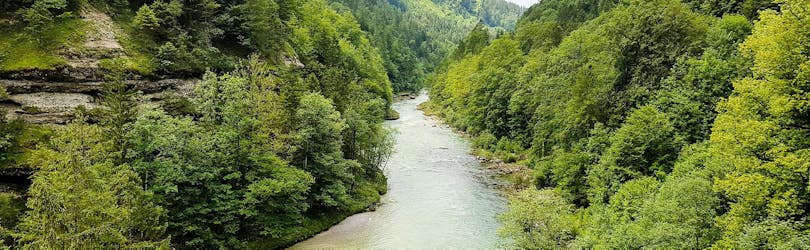 View of the river Salza.