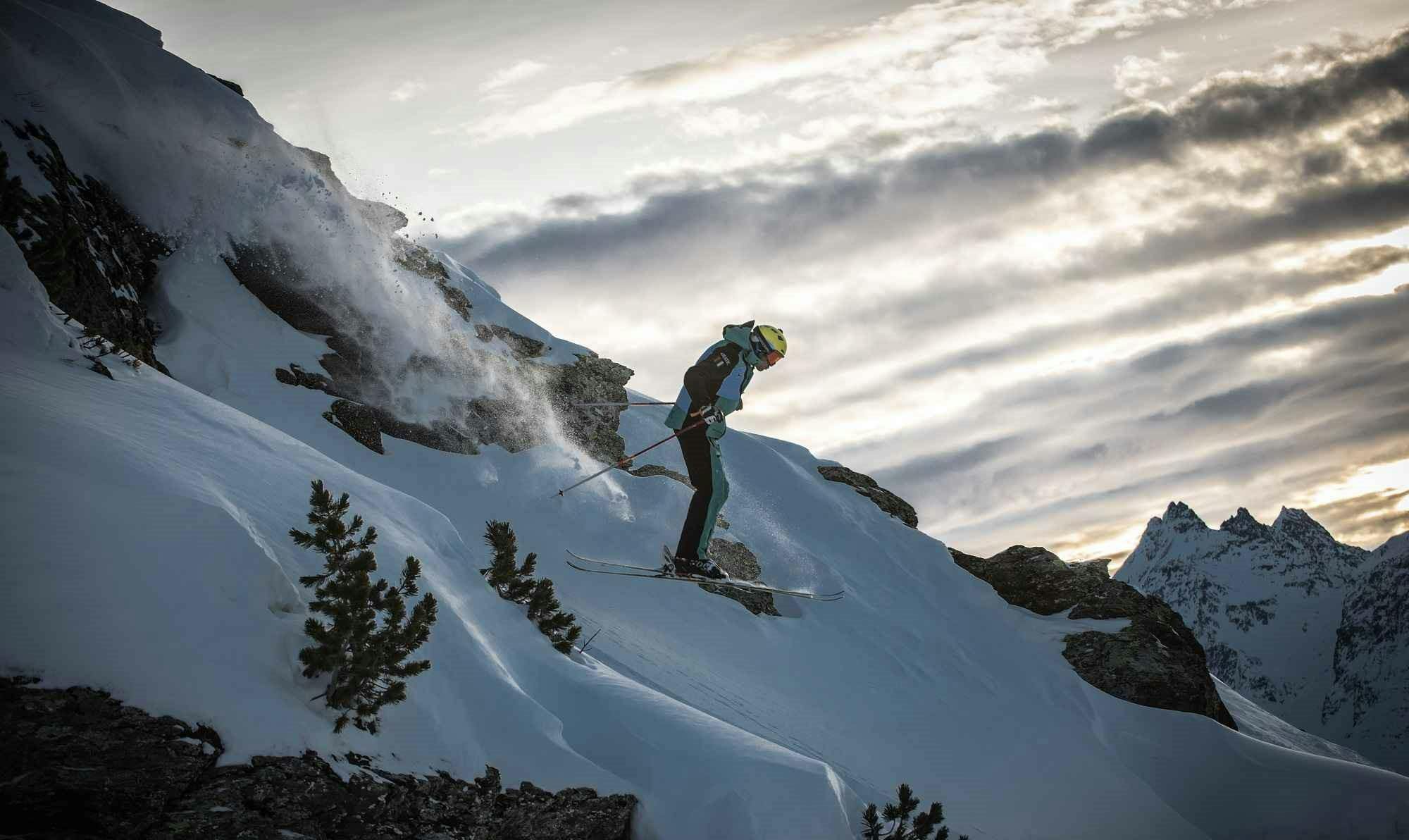 Skischule Contea Bormio Beeindruckende Landschaften mit Bergen und Meer, wo Aktivitäten von Skischule Contea Bormio stattfinden.