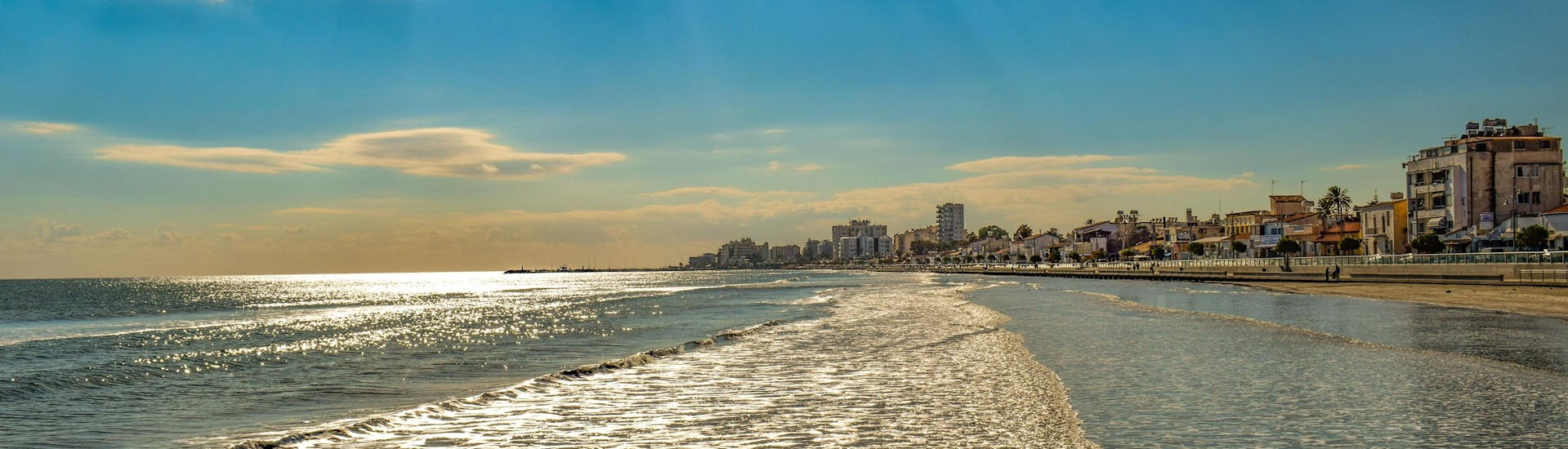 Mackenzie Beach in Larnaca, Cyprus.