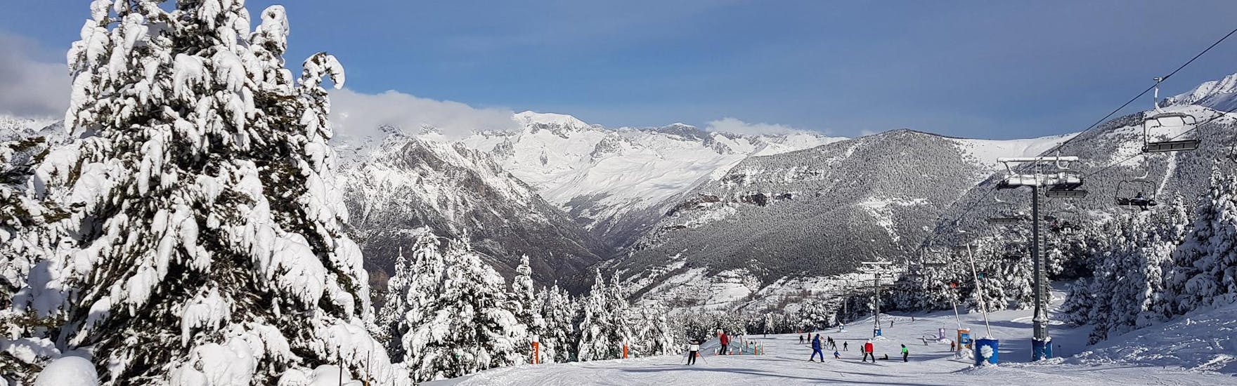 Photo of the ski panorama of Cerler.