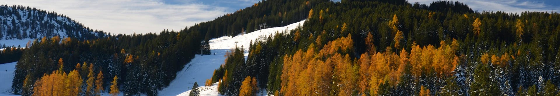 The ski slopes of Brand - Brandnertal ski resort, where you can book online ski lessons.