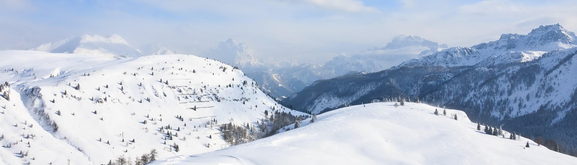 Piste da sci vicino a St. Christina dove è possibile prenotare lezioni di sci.