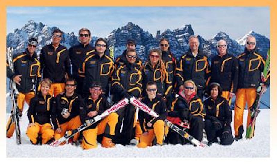 The team of Ski Rental Shop Mair Götzens Muttereralm.
