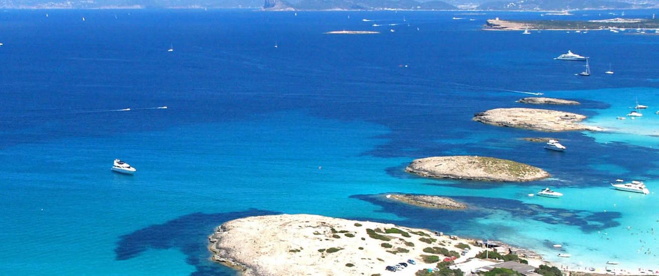 The views from a boat rental of Barco Rent Formentera.