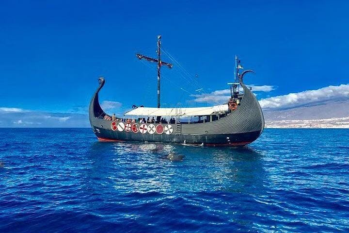 Viking Tenerife Ragnarok Un bateau viking en mer avec Viking Tenerife Ragnarok.