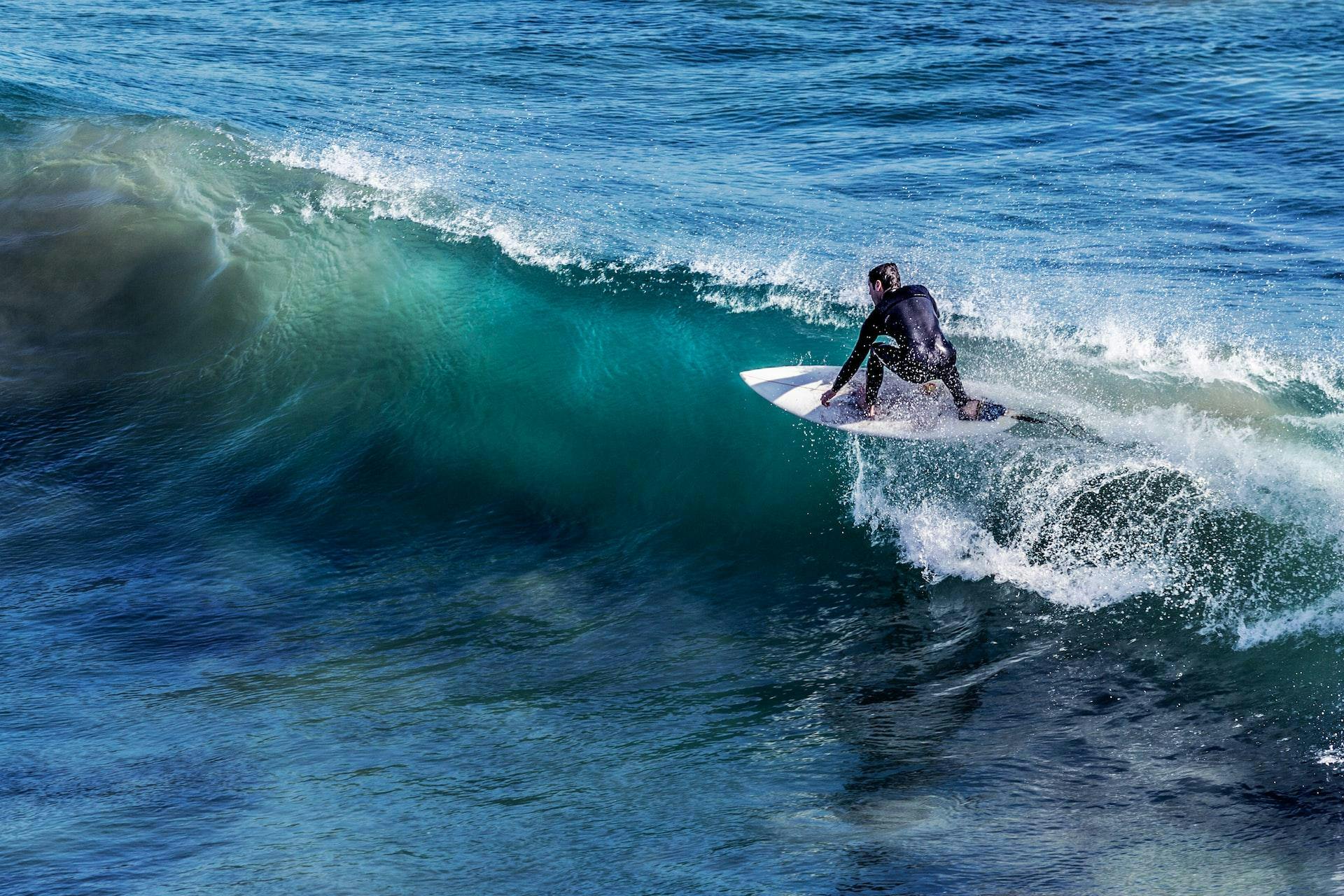 Surf Lovers Morocco A surfer from Surf Lovers Morocco on Tamraght waves.