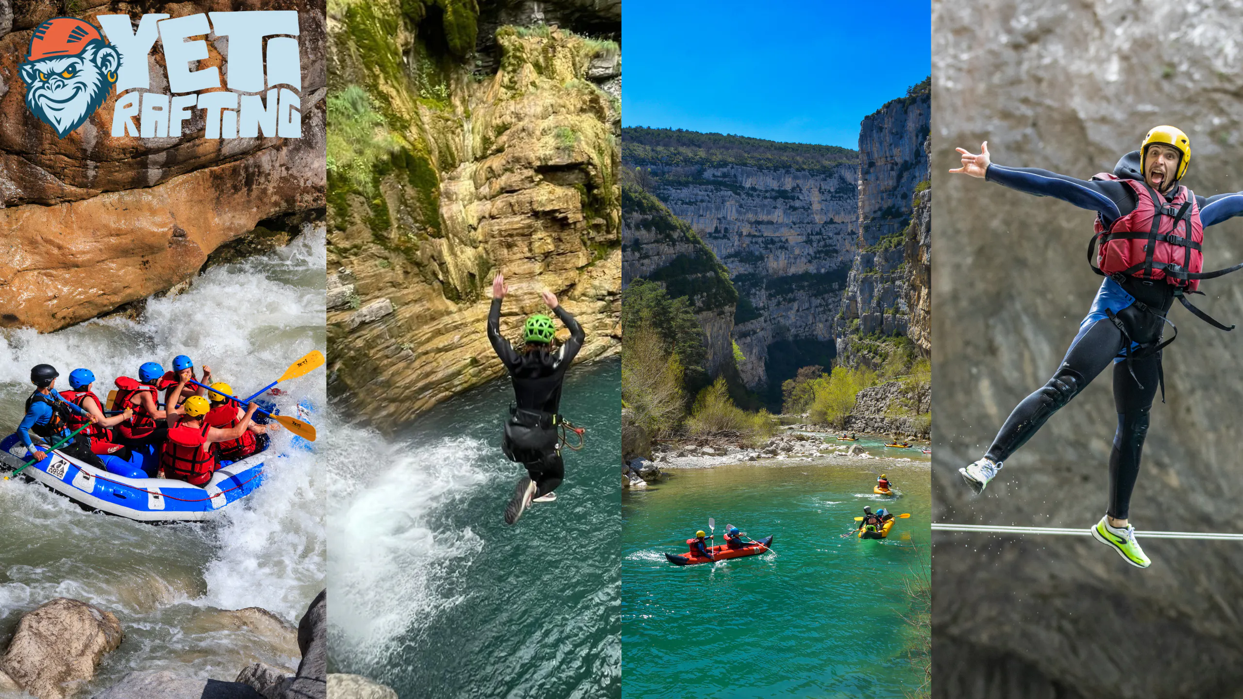 Beautiful landscapes showcasing mountains and sea, where the experiences of Yeti Rafting Verdon are taking place.