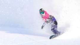 Lezioni private di snowboard per bambini e adulti con Freedom Snowsports Monte Bianco.