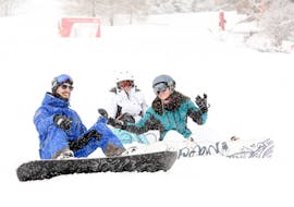 Snowboardlessen voor kinderen en volwassenen van alle niveaus met Altitude Ski School Verbier & Gstaad.
