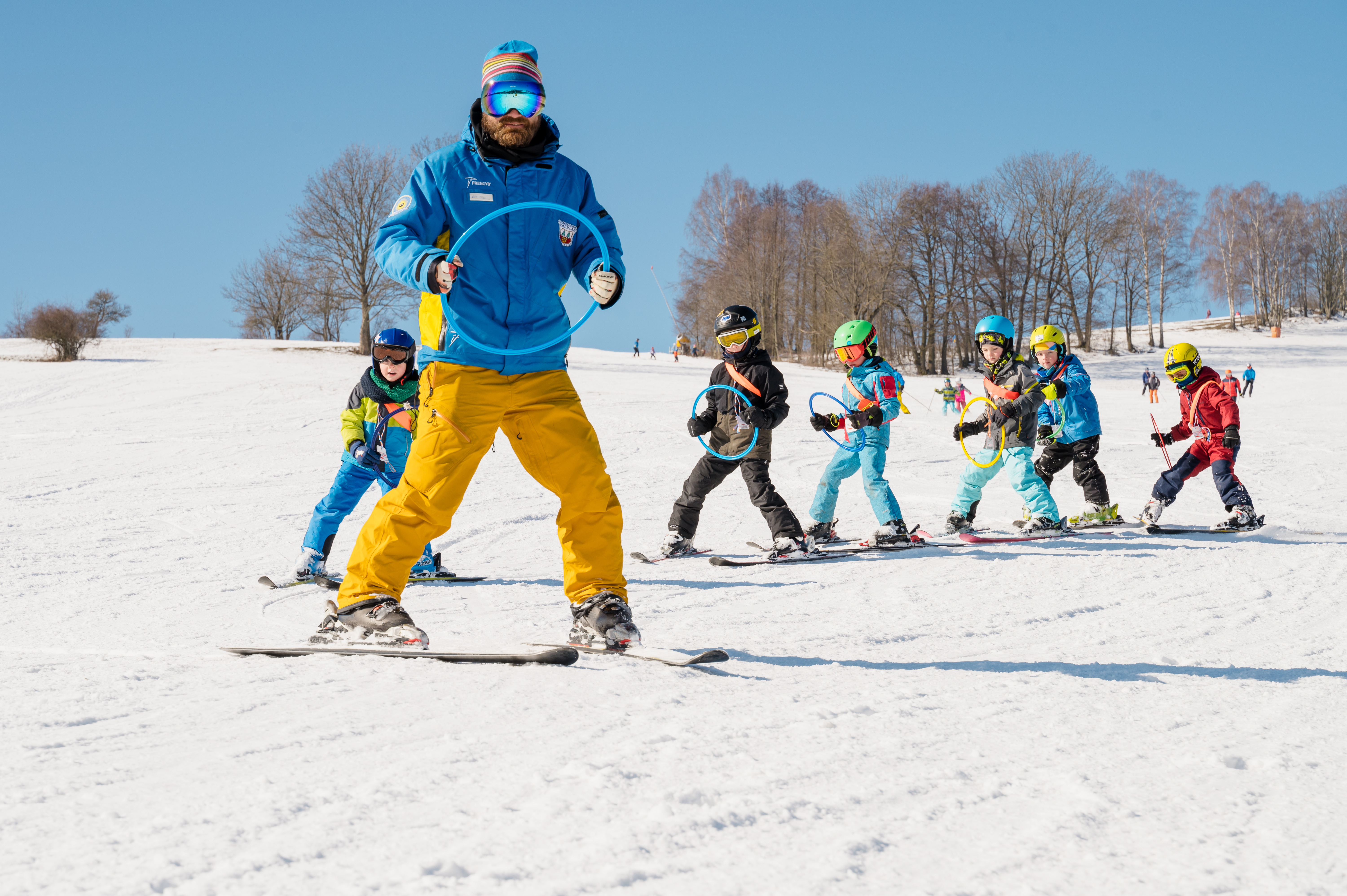 Kids Ski Lessons (5-10 y.) for All Levels.
