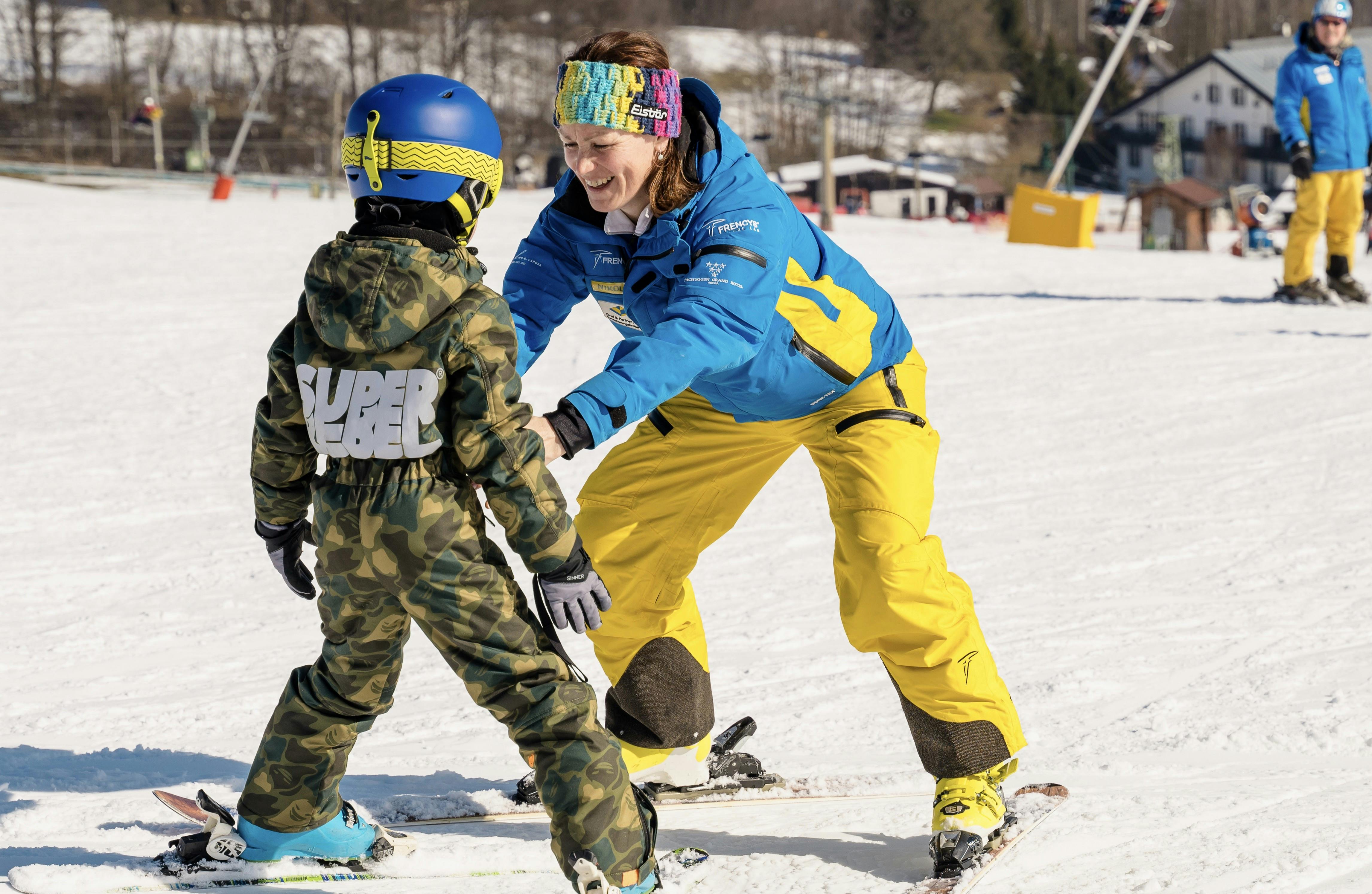 Private Ski Lessons for Kids (3-6 y.) of All Levels from Snowschool Vrchlabi.