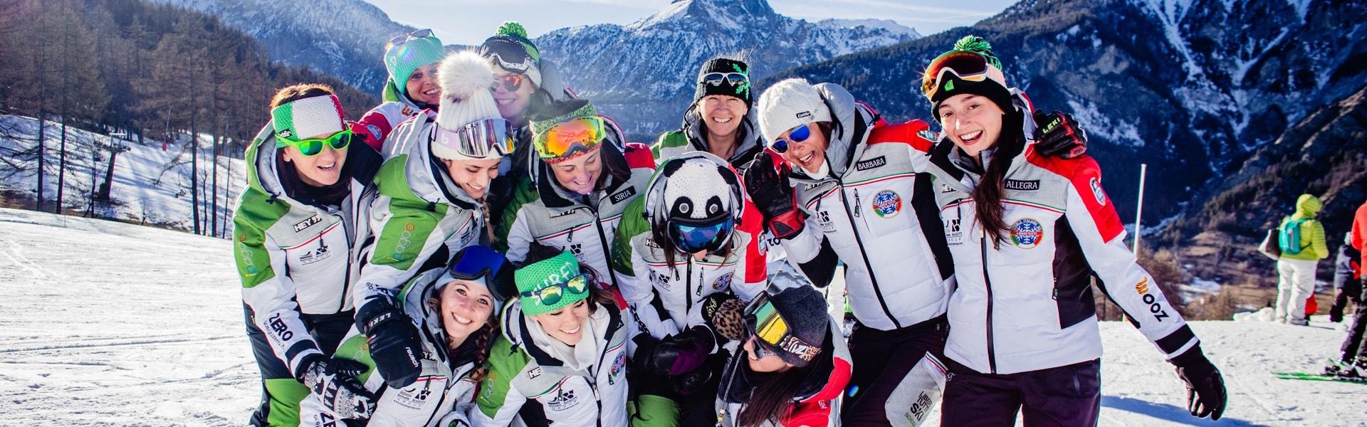 Clases de esquí para adultos - todos los niveles.