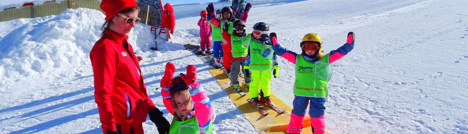 Clases de esquí para niños a partir de 5 años para principiantes.