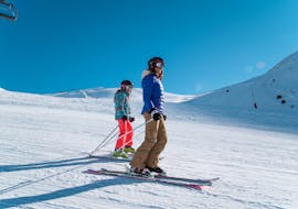 Kid doing Kids Ski Lessons (5-13 y.) for First Timers & Beginners - Max 6 from Evolution 2 Saint Lary Soulan.