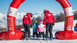 Skilessen voor kinderen (3-5 jaar) - Hele dag met École Suisse de Ski de Veysonnaz.
