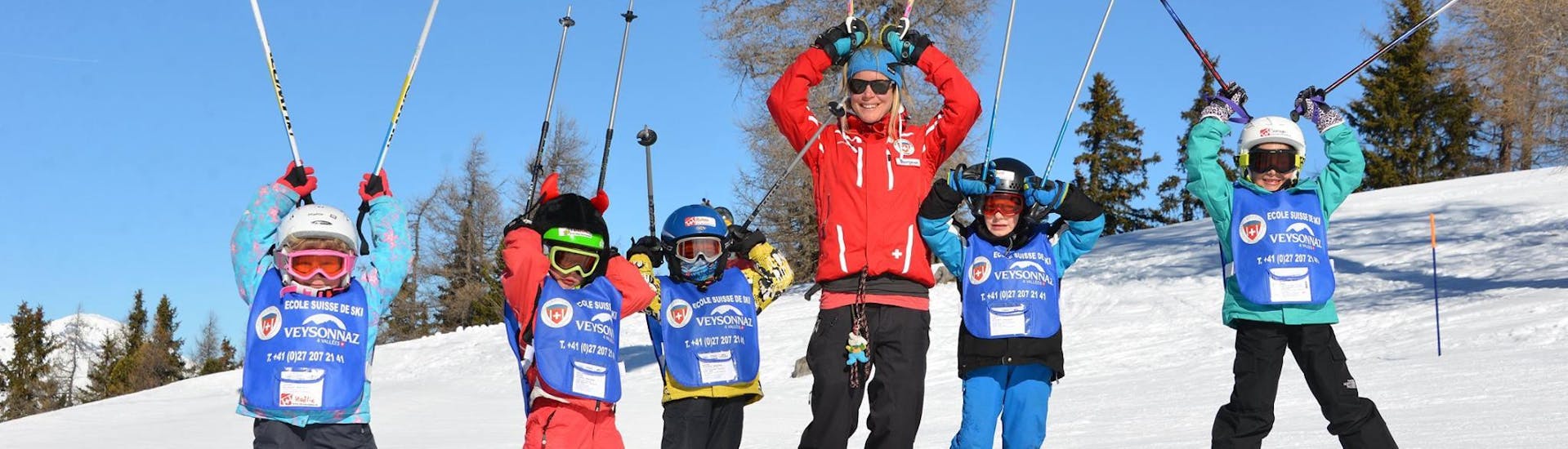 Cours de ski Enfants (6-12 ans) - Expérimentés - Après-midi avec École Suisse de Ski de Veysonnaz - Hero image