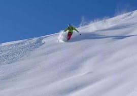 Cours particulier de ski freeride pour Tous niveaux avec Skiguide Patty.