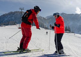 Lezioni private di sci per adulti per tutti i livelli con S4 Snowsport Fieberbrunn.