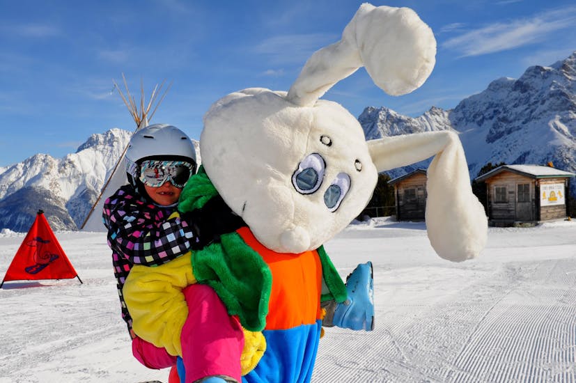 Clases de esquí para niños a partir de 3 años para debutantes.