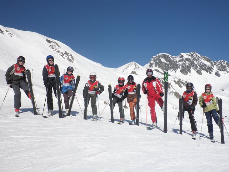 Skilessen voor kinderen (3-16 jaar) voor gevorderde skiërs - hele dag.