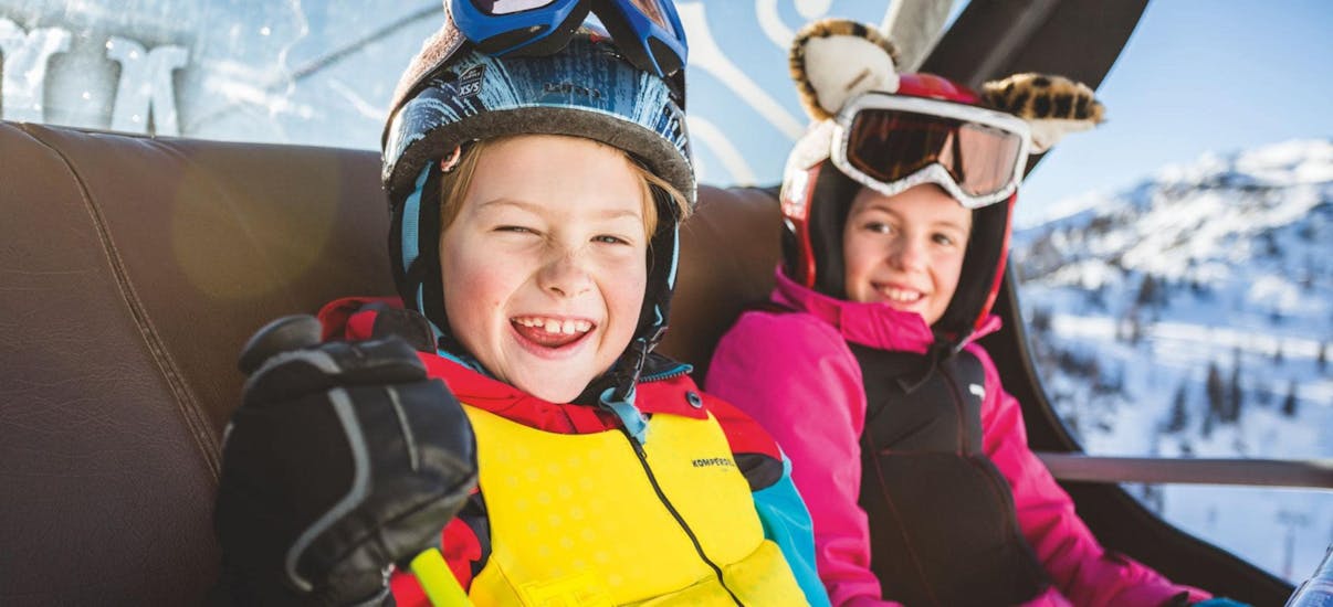 Kids Snowboarding Lessons (6-16 y.) for Beginners - Half Day.