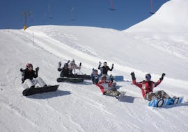 Snowboarding Lessons (6-16 y.) for Adv. Boarders - Full Day from 1. Swiss Ski School Samnaun.