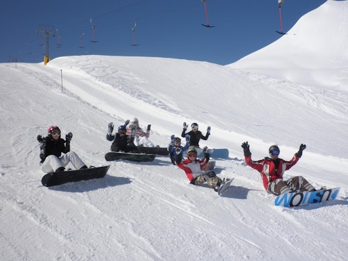 Snowboarding Lessons (6-16 y.) for Adv. Boarders - Full Day