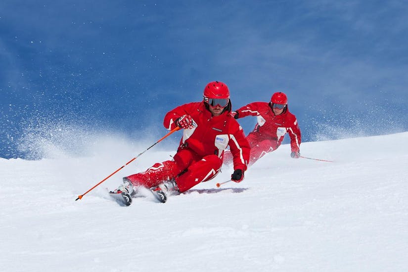 Skilessen voor volwassenen voor beginners.